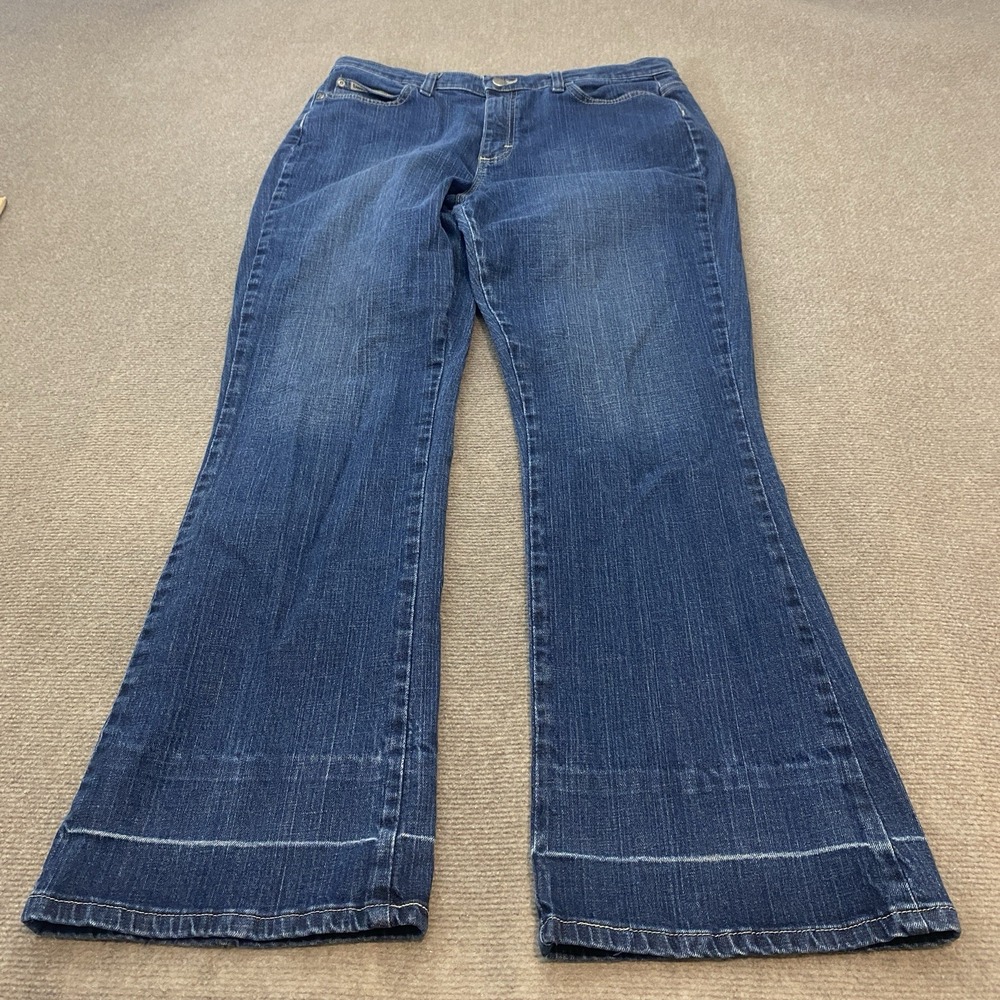 Lee Jeans Jeans Womens 14 Reg Relaxed Bootcut Stretch Denim‎ Western Boho